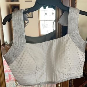 Silver blouse